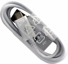 Оригинален micro-USB Кабел за Samsung с Бързо Зареждане 1.2m EP-DG925UWE, Бял (Bulk)