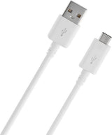 Оригинален micro-USB Кабел за Samsung 0.8m ECB-DU68WE, Бял (Bulk) (3)