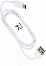 Оригинален micro-USB Кабел за Samsung 0.8m ECB-DU68WE, Бял (Bulk)