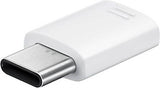Оригинален Преход/Адаптер за Samsung micro-USB to USB-C EE-GN930BW, Бял (Bulk) (3)
