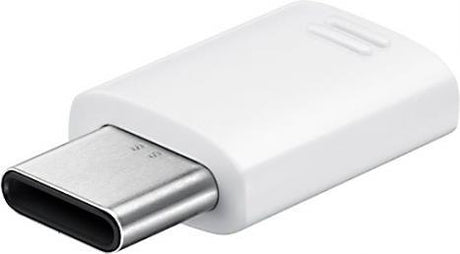 Оригинален Преход/Адаптер за Samsung micro-USB to USB-C EE-GN930BW, Бял (Bulk) (3)