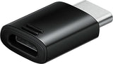 Оригинален Преход/Адаптер за Samsung micro-USB to USB-C EE-GN930BB, Черен (Bulk) (3)