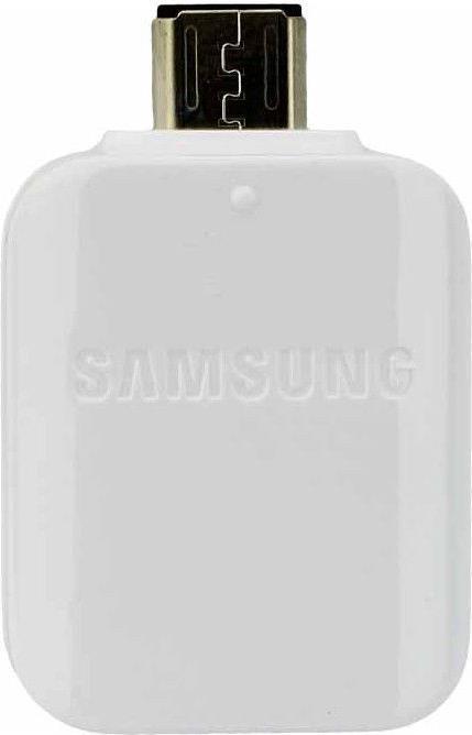 Оригинален Преход/Адаптер OTG за Samsung USB-A to micro-USB EE-UG930, Бял (Bulk) (2)