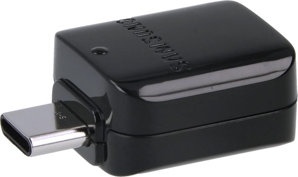 Оригинален Преход/Адаптер OTG за Samsung USB-A to USB-C EE-UN930BB, Черен (Bulk) (3)