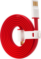 Оригинален micro-USB Кабел за Oneplus с Бързо Зареждане 4A 1m, Червен (Bulk) (3)