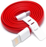 Оригинален USB-C Кабел за Oneplus с Бързо Зареждане Flat 1.5m 4a, Червен (Bulk) (2)