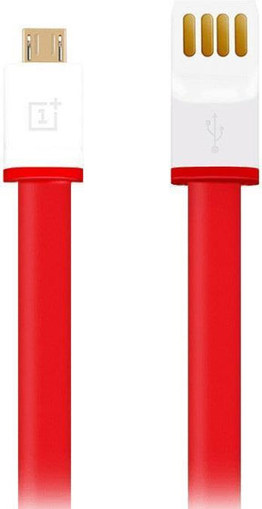 Оригинален micro-USB Кабел за Oneplus с Бързо Зареждане 4A 1m, Червен (Bulk)