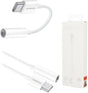 Оригинален Аудио Преход/Адаптер за Huawei USB-C to Aux 3.5mm CM20, Бял