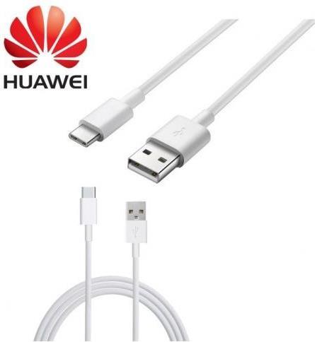 Оригинален USB-C Кабел за Huawei с Бързо Зареждане AP51 2a 1m Honor, Бял (2)