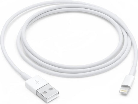 Оригинален USB Кабел за iPhone и iPad, Apple (Lightning) MUQW3ZM/A 1m, Бял (4)