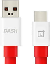 Оригинален USB-C Кабел за Oneplus с Бързо Зареждане Dash Round 1m, Червен (Bulk)