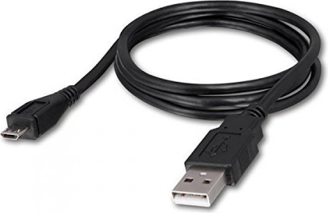 Оригинален micro-USB Кабел за Alcatel 1m CDA6050000C2, Черен (Bulk) (2)