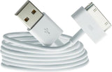 Оригинален USB Кабел за iPhone 4 и iPad 3, Apple 30-Pin Dock Ma591zm/c 1m, Бял (3)