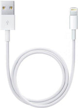 Оригинален USB Кабел за iPhone и iPad, Apple (Lightning) Me291zm/a 0.5m, Бял (Bulk) (2)