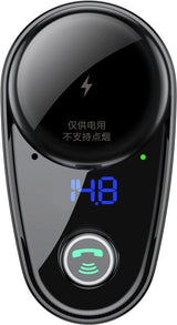 Безжичен Трансмитер за Кола, Baseus FM Transmiter/ Bluetooth/ Charge 3.4a, Black (3)