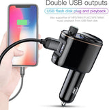 Безжичен Трансмитер за Кола, Baseus FM Transmiter/ Bluetooth/ Charge 3.4a, Black (2)