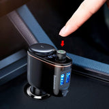 Безжичен Трансмитер за Кола, Baseus FM Transmiter/ Bluetooth/ Charge 3.4a, Black (4)
