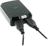 Сертифицирано Зарядно за iPhone и iPad с 2 изхода, iGo 220v Dual 4.2a MFI, Черен (2)