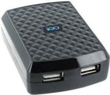 Сертифицирано Зарядно за iPhone и iPad с 2 изхода, iGo 220v Dual 4.2a MFI, Черен
