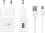 Оригинално Бързо Зарядно за Samsung S7, S6 220v Fast Charger & micro USB Ep-Ta20eweu, Бял (2)