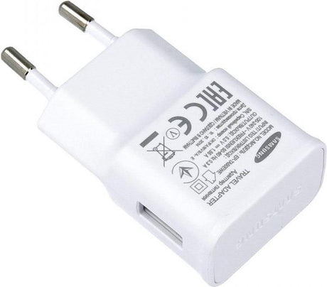 Оригинално Зарядно за Samsung 220v Charger 1.55a Ep-Ta50ewe, Бял (Bulk)