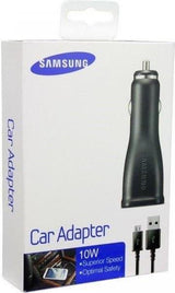 Оригинално Зарядно за Кола за Samsung S5, S4, S3 12v Charger 2a & micro USB ECA-U21CBE, Черен