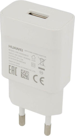 Оригинално Зарядно за Huawei 220v Charger 2A Hw-050200E01 Small, Бял (Bulk)