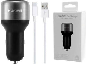 Оригинално Бързо Зарядно за Кола за Huawei P30 lite, P20 Lite, Mate 20 Lite 12v Fast Charger AP31 & USB-C, Сив