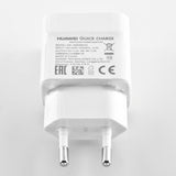 Оригинално Бързо Зарядно за Huawei P30/ 20/ 10 Lite, Mate 20 Lite 220v Fast Charger AP32 18W, Бял (Bulk)