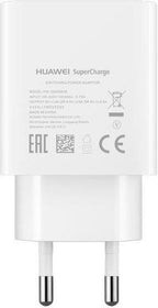 Оригинално Бързо Зарядно за Huawei P30, P20, P10, Mate 20 220v Super Charger AP81 22.5W, Бял (Bulk)
