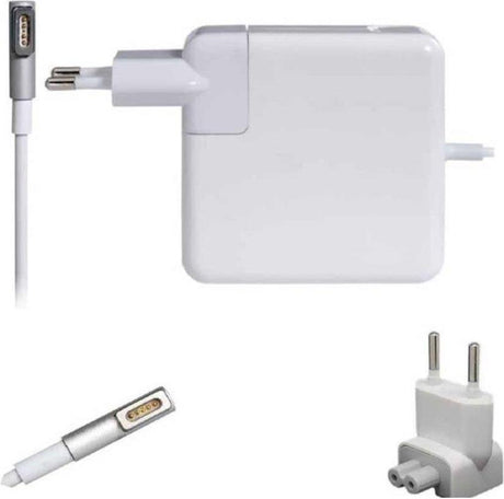 Оригинално Зарядно за MacBook, Apple 220v Magsafe 1 Charger A1343 85w, Бял (3)