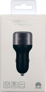Оригинално Бързо Зарядно за Кола за Huawei P30 lite, P20 Lite, Mate 20 Lite 12v Fast Charger AP31 & USB-C, Сив (3)