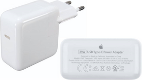 Оригинално Зарядно за MacBook, Apple 220v Charger USB-C A1540 29w, Бял (Bulk)