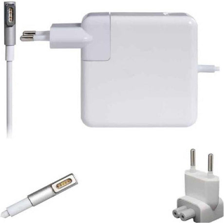 Оригинално Зарядно за MacBook, Apple 220v Magsafe 1 Charger A1344 60w, Бял (2)