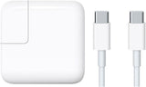Оригинално Зарядно за MacBook, Apple 220v Charger USB-C A1718 61w, Бял (2)