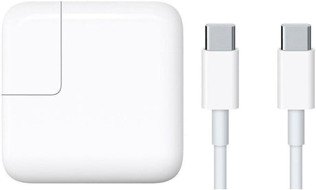 Оригинално Зарядно за MacBook, Apple 220v Charger USB-C A1718 61w, Бял (2)