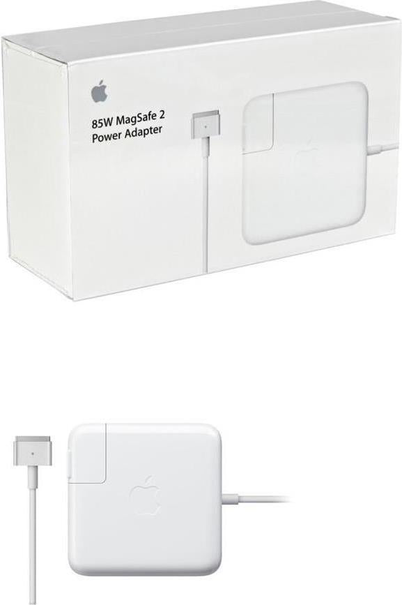 Оригинално Зарядно за MacBook, Apple 220v Magsafe 2 Charger A1424 85w, Бял