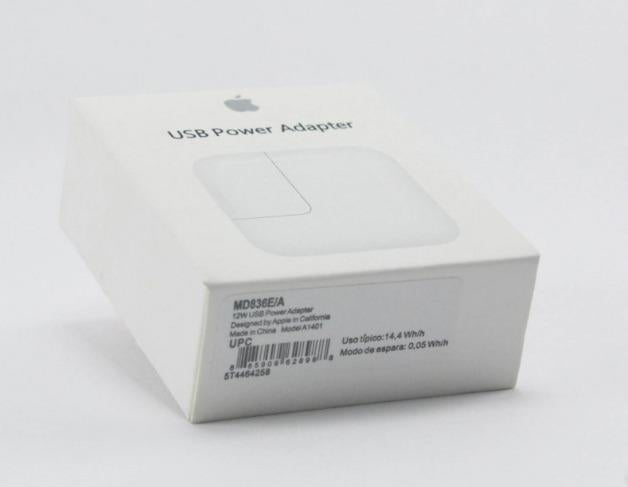 Оригинално Зарядно за iPad, Apple 220v Charger 2.4a Md836/A1401 12w, Бял (6)