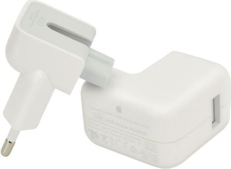 Оригинално Зарядно за iPad, Apple 220v Charger 2.4a Md836/A1401 12w, Бял (Bulk) (3)
