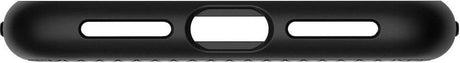 Противоударен Силиконов Калъф за iPhone XS/X, Spigen Liquid Air Case, Черен (6)