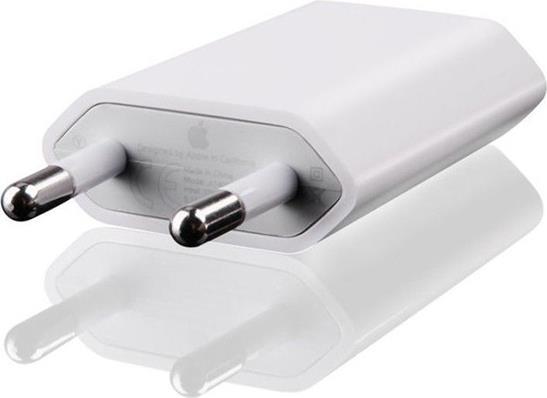 Оригинално Зарядно за iPhone, Apple 220v Charger 1a Md813/A1400, Бял (4)