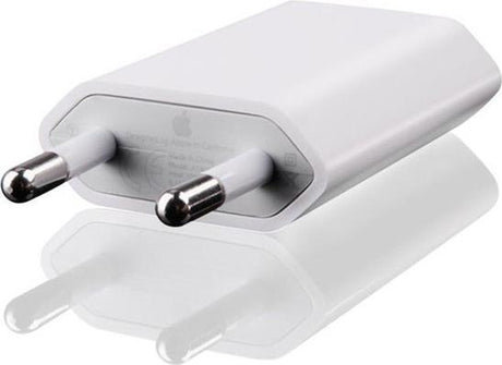 Оригинално Зарядно за iPhone, Apple 220v Charger 1a Md813/A1400, Бял (4)