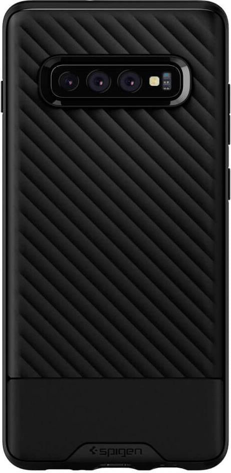 Противоударен Силиконов Калъф за Samsung S10, Spigen Core Armor Case, Черен (2)