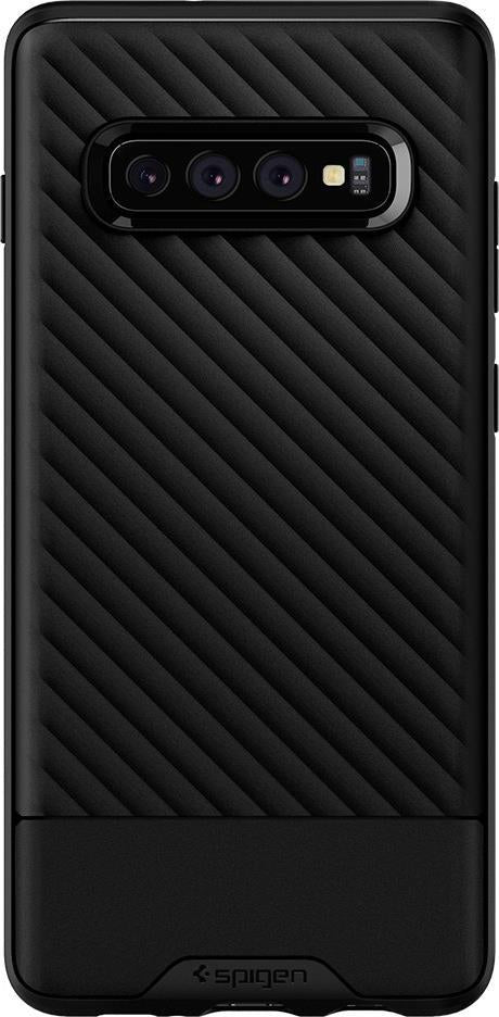Противоударен Силиконов Калъф за Samsung S10 Plus, Spigen Core Armor Case, Черен (2)