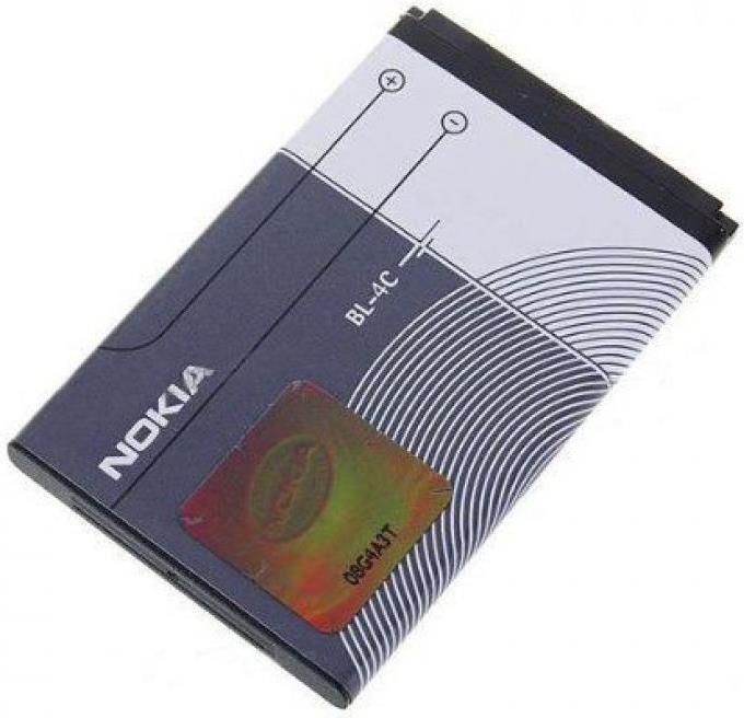 Оригинална Батерия за Nokia Battery Bl-4c 6300, 6100, 108 (2)