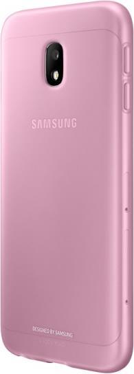 Оригинален Силиконов Калъф за Samsung J3 2017 Jelly Cover Case Ef-Aj330tpegww, Розов (2)