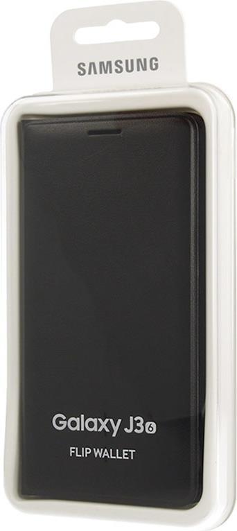 Оригинален Активен Калъф за Samsung J3 2016 Book Case Ef-Wj320pb, Черен (3)