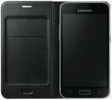 Оригинален Активен Калъф за Samsung J1 2016 Book Case Ef-Wj120pb, Черен (2)