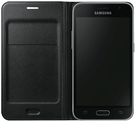Оригинален Активен Калъф за Samsung J1 2016 Book Case Ef-Wj120pb, Черен (2)