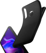 Противоударен Силиконов Калъф за Huawei P30 Lite, Spigen Liquid Air Case, Черен (7)